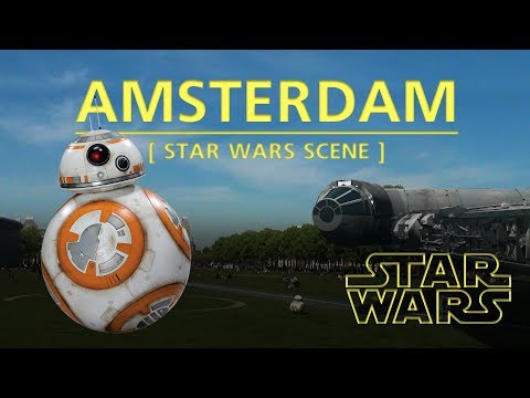 Star Wars Scenes -  BB8 & R2D2 in Amsterdam -  Vilin VFX