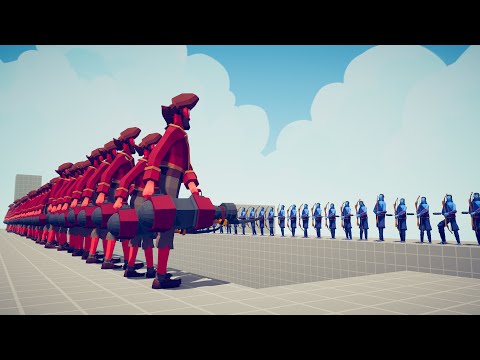 50x HARPOONER vs 50x EVERY RANGED UNITS - Totally Accurate Battle Simulator TABS