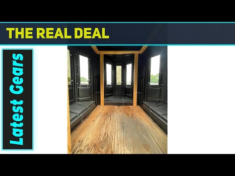 Hughes Hunting The Lodge: Amazing 4x8 Blind & Versatile 4-8ft Tower