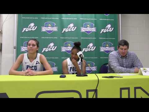 @FGCU_WBB vs Jacksonville Press Conference 3/8/2017