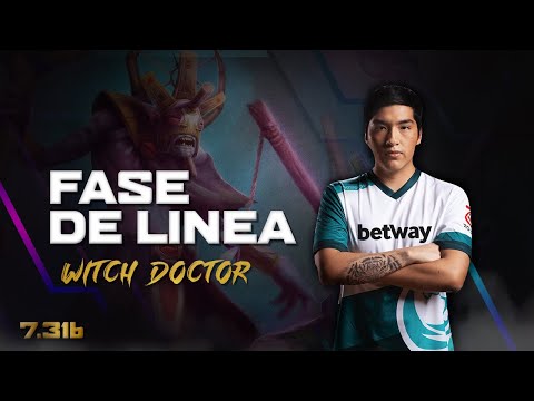 🔮 #1 FASE DE LINEA ▣ WITCH DOCTOR ▣ HARD SUPPORT ▣ PARTIDA CONTRA MMR ALTO🔮#STINGER