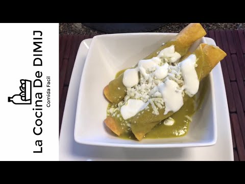 Técnicas en la Cocina ( cómo dorar tacos sin que se te desbaraten y sin complicaciones)