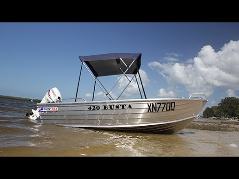 Quintrex Busta 420 Pro pack 30 E-tec  Fishing Boat Review