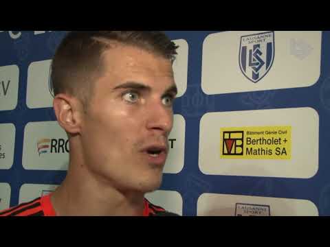 LSTV: Lausanne-Sport - Grasshopper Club Zurich, interview d'après-match