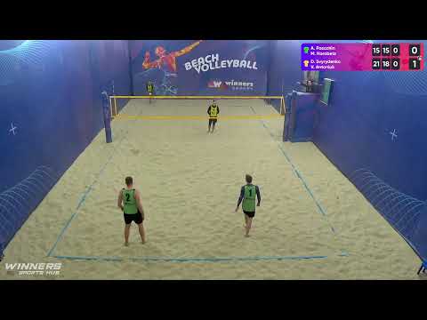 14:35 A. Pasazhin / M. Horobets - D. Svyrydenko / V. Antoniuk 18.12.2022 | Winners Beach Volleyball