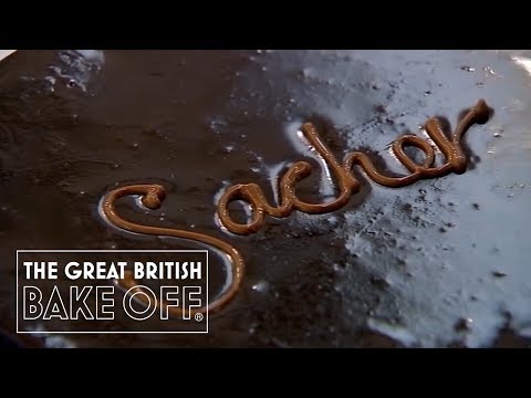 How to shape and decorate a Sachertorte with Mary Berry Pt 3 | The Great British Bake Off
