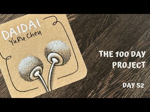 Day 52 of 100 Days of Tangling - Daidai