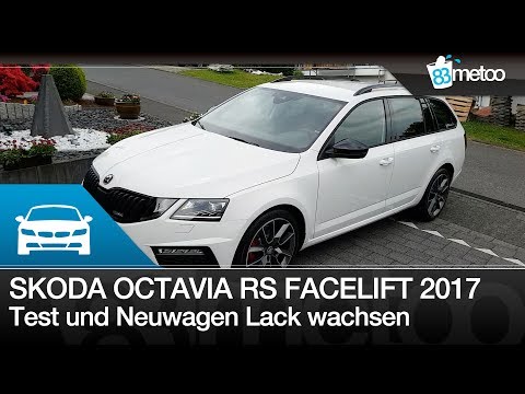 Skoda Octavia RS Facelift 2017 Test| Neuwagen wachsen versiegeln|Dodo Juice Supernatural Hybrid Nano