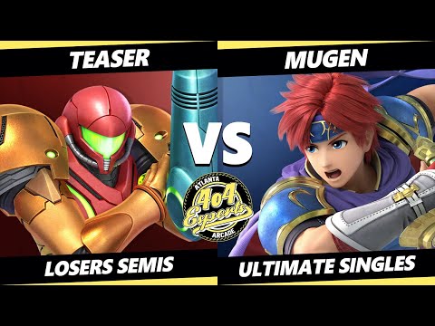 4o4 Smash Night 45 Losers Semis - Mugen (Roy) Vs. Teaser (Samus) SSBU Ultimate Tournament