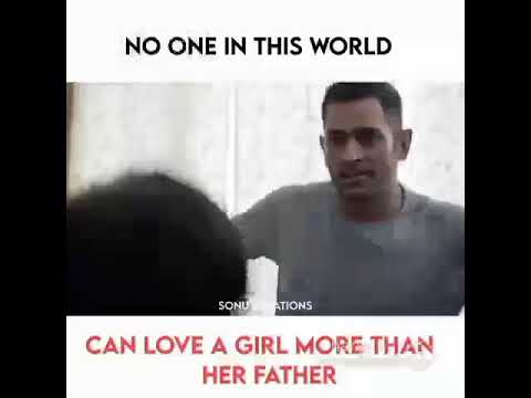 No one can love a girl more than her father.//great father's love 💕.