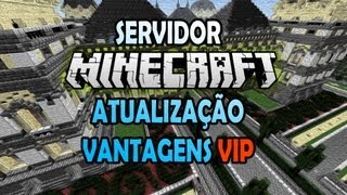 preview picture of video 'Servidor de Minecraft 1.7 - Atualização e Vantagens VIP'