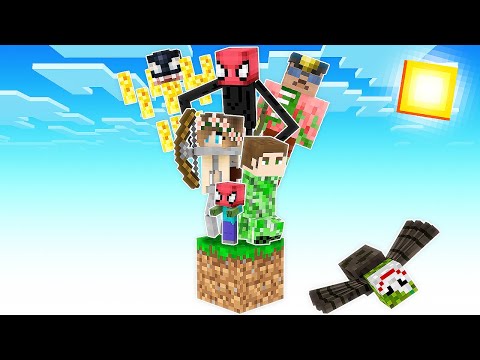 HERKES TEK BLOKTA AMA YARATIK - Minecraft