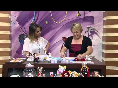 13/09/2013 Mulher.com Lembrança anjinha para batizado - porta oração- Eléia Conti - (Bloco 1/2)