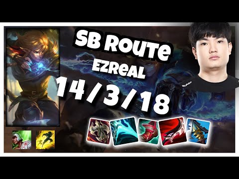 Ezreal vs Vayne SB Route BOT (14/3/18) - v11.5
