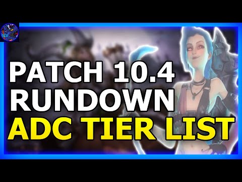 Patch 10.4 Rundown ADC Tier List League Of Legends (Let's Talk Jinx #169)