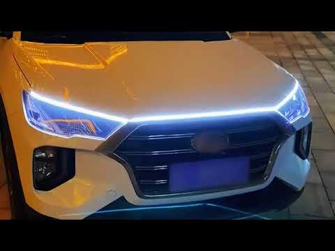 LED Daytime Running Light Strip Flexible  Car Hood Light Strip
