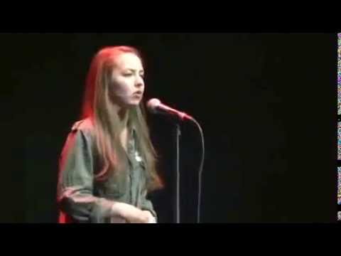 Maia Mayor performing her original poem "Perfect"