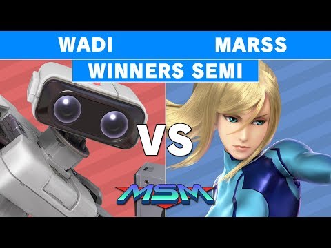 MSM 176 Wadi (R.O.B.) vs Marss (Zero Suit Samus) Winners Semis - Smash Ultimate