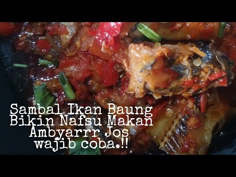 RESEP SAMBAL IKAN ASIN BAUNG | 3 piring nasi ludes |wajib coba