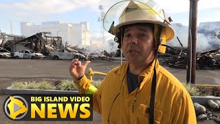 Large Fire Burns Down Buildings In Hilo (November 30, 2025)