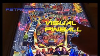 Visual Pinball 40" Pinball machine build test AC DC Walking Dead LE Tron Indiana Jones Pinballtabels