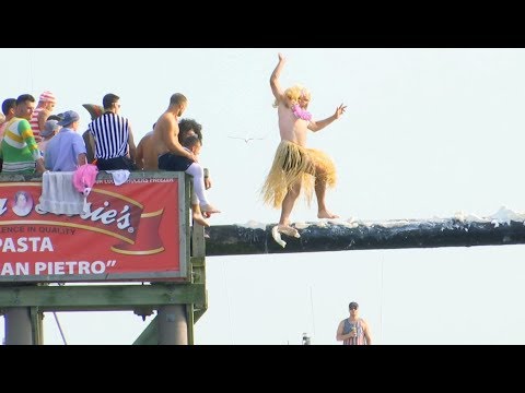 The Greasy Pole Competition is Pure Insanity