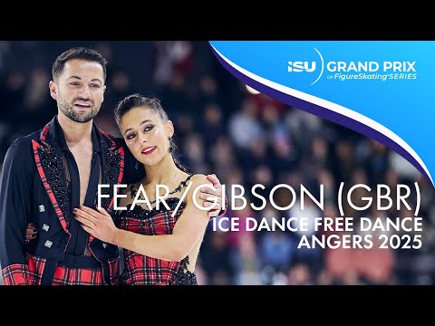Lilah FEAR / Lewis GIBSON | Ice Dance Free Dance | Angers 2025 | #GPFigure
