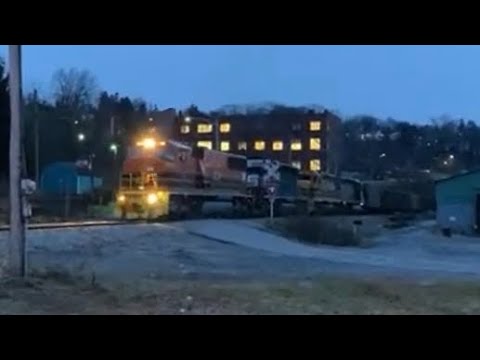 B&P coal train in Butler pa with ex pony