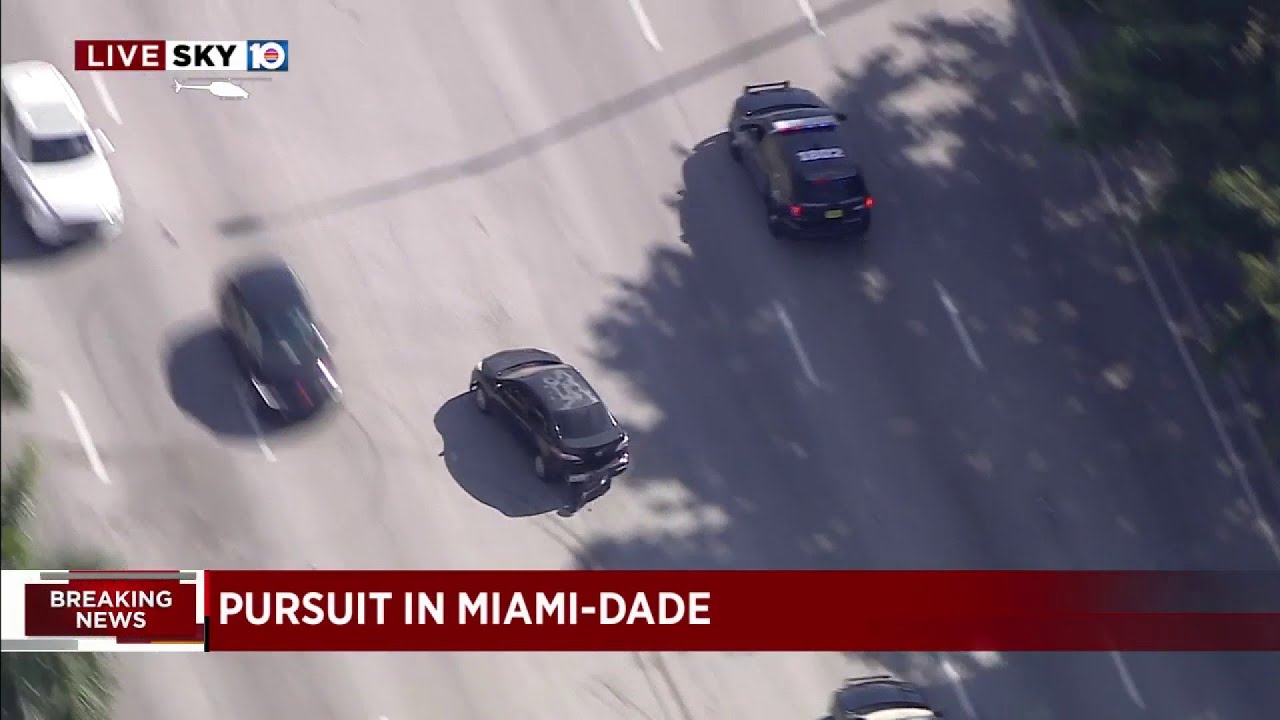 WATCH: Wild high-speed chase through South Florida highways and streets