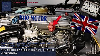 Linka przepustnicy Mercedes R107 - więcej mocy za grosze!