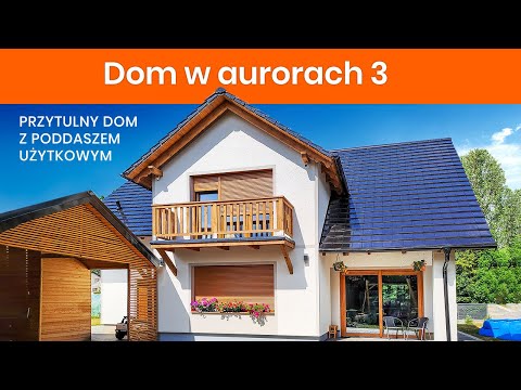 Dom w aurorach 3 – Przytulny dom z poddaszem użytkowym I ARCHON+ Projekty Domów