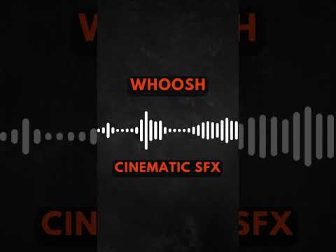 Cinematic Whoosh Sound FX (FREE)  #soundeffects #cinematic #filmmaking #whoosh   #animation