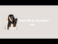 NIKI - You'll Be In My Heart (Lyrics)