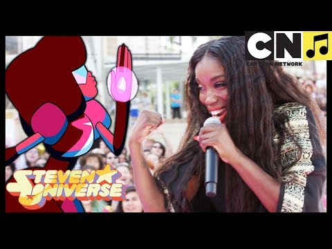 Steven Universe | Stronger Than You - Estelle Performs LIVE (MUSIC VIDEO) | Cartoon Network