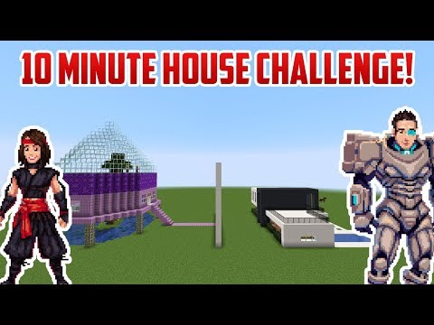 Izzy's Game Time - Minecraft 10 MINUTE HOUSE CHALLENGE