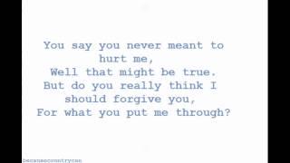 Blake Shelton- I&#39;m Sorry (Lyrics)