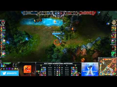 Copenhagen Wolves Vs. RoughNeX Map 1 - Quarterfinals - Riot Turkey Invitational 2