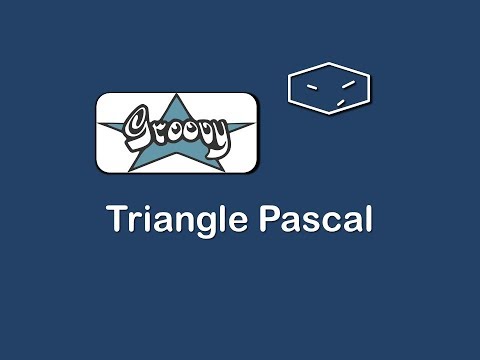 triangle of pascal in groovy