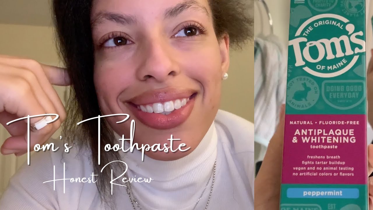 How I Whitened My Teeth | Tom's Antiplaque & Whitening Toothpaste: Honest Review