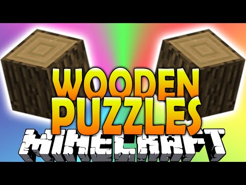 Minecraft 1.8 Puzzle Map - WOODEN PUZZLES with Vikkstar123