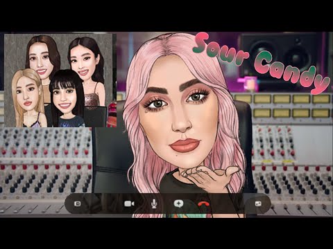 Lady Gaga & BLACKPINK - Sour Candy (Cartoon)