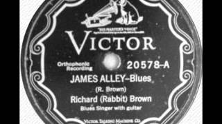 Richard "Rabbit" Brown-James Alley Blues