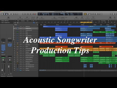 Mixing Singer/Songwriter Acoustic to Full Production