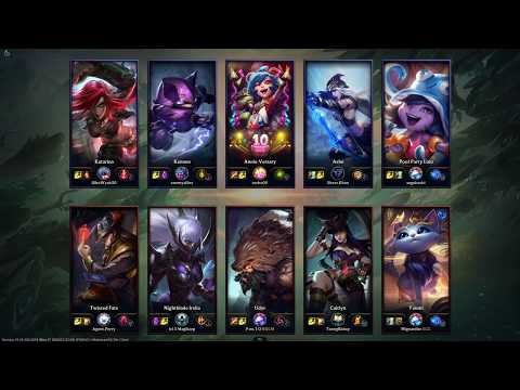 Irelia/Twisted Fate vs Katarina/Kennen