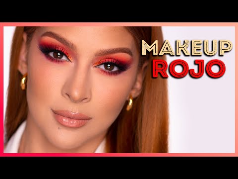 TUTORIAL DE MAQUILLAJE en color ROJO