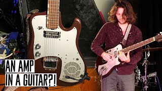 Video thumbnail for An Amp in a Guitar?! A 1960s Silvertone 1487 TG-1 by Premier Guitar