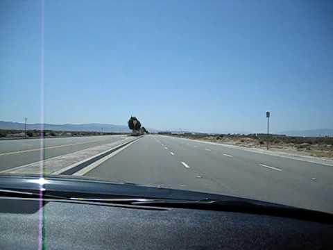 Musical Road in Lancaster, CA at 100mph