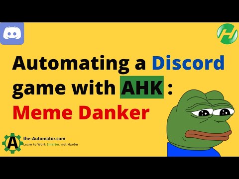 Automating Discord game: meme danker with my son