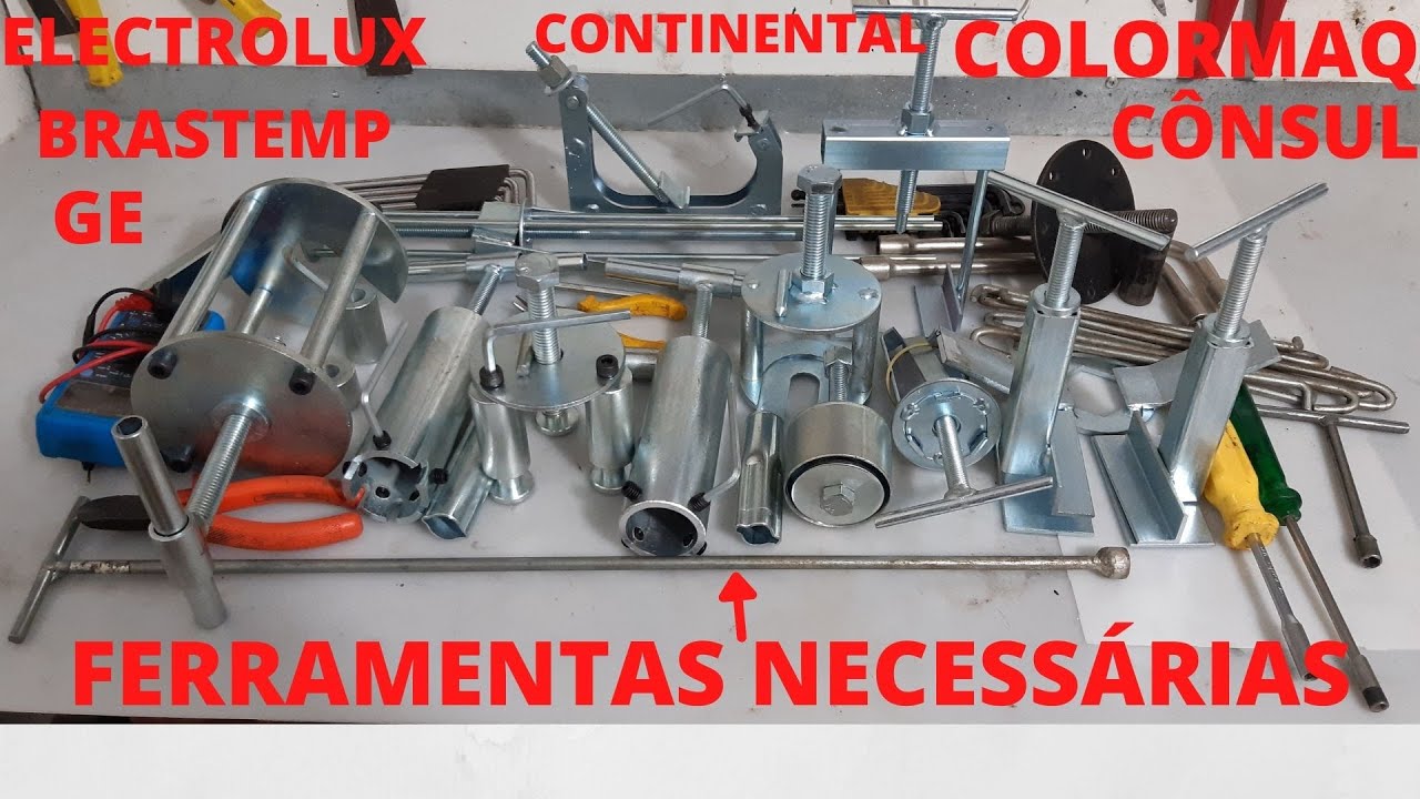 👨‍🔧🔧 Veja todas ferramentas necessárias para iniciar como técnico de lavadoras ou máquinas de lavar