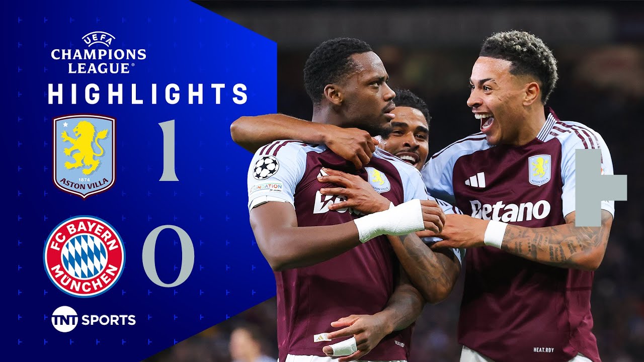 Jhon Duran Wins It For Villa 🔥 | Aston Villa 1-0 Bayern Munich | UEFA Champions League Highlights